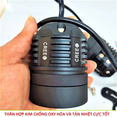 Đèn Trợ Sáng Xe Máy Ô Tô L6X Cao Cấp - Vỏ Hợp Kim Siêu Sáng Chất Lượng Cao Khám Phá Ánh Sáng Hoàn Hảo 