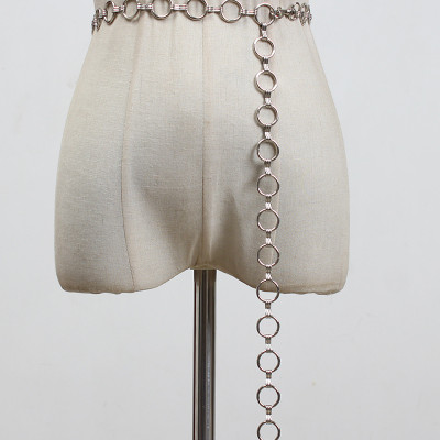 Xích thắt lưng vòng tròn retro cá tính