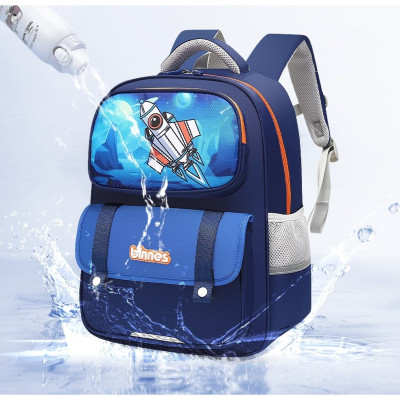 BINBES - B-6049 Balo học sinh Cấp 1 siêu nhẹ, chống gù, chống thấm nước (KT 39x29x15cm), cặp sách học sinh chính hãng