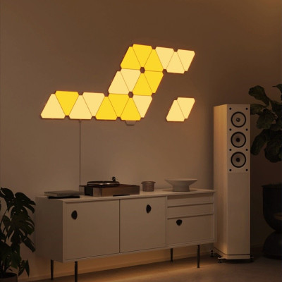 Đèn lắp ghép cao cấp thông minh - Yeelight Led Panels, Combo 6-9 tấm tam giác 16 triệu màu, hàng chính hãng.