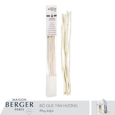 Maison Berger - Bộ que tán hương gỗ liễu - 27cm - 6 cái