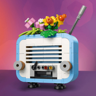Đồ Chơi Lắp Ráp Máy Nghe Nhạc Đĩa Than Và Hoa LEGO CREATOR 31172 (366 chi tiết)