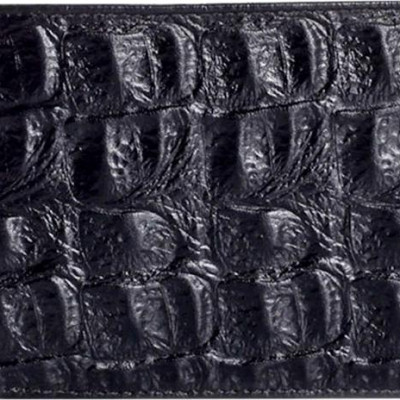 Bộ Ví & Thắt Lưng Nam Vân Cá Sấu Huy Hoàng HT2117-HT4117 (23 x 11,5 cm) - Đen