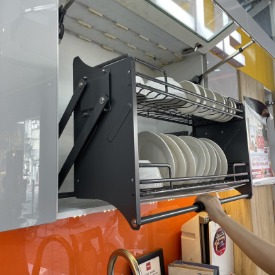 Kệ chén di động tủ trên Ecalite EL-N4119G - Tủ ngang 900mm - thép Carbon phủ Nano 5 lớp - Hàng chính hãng 