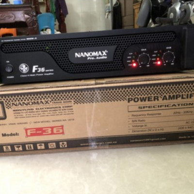 Main Cục Đẩy 36 Sò Nanomax F-36 Công Suất 3200w Hàng Chính Hãng