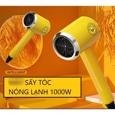 Sấy tóc con vịt vàng mini , phụ kiện làm đẹp  tóc không thể thiếu của chị e phụ nữ 