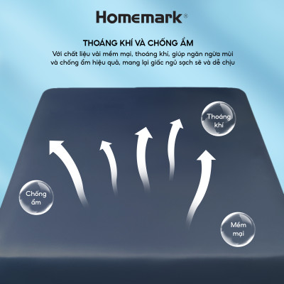 Ga Giường Lụa Tencel 60S Cao Cấp Homemark 160x200/180x200cm Mềm Mịn, Thoáng Mát, Sang Trọng - FS1