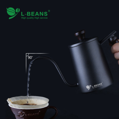 Ấm drip cổ ngỗng chuyên nghiệp rót cà phê, rượu và các chất lỏng khác. Thương hiệu L-Beans SD-201901 hàng nhập khẩu 