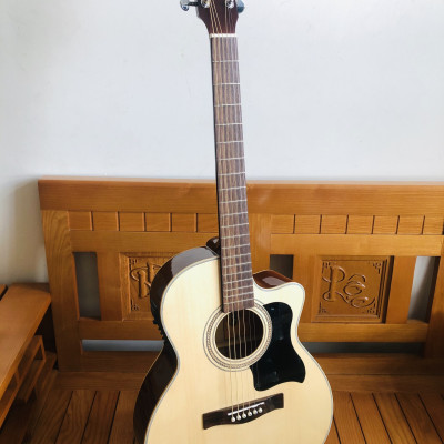 Đàn guitar acoustic DJ150X có EQ âm thanh chất lượng tốt gỗ full solid chọn lọc