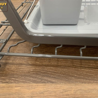 Giá bát đĩa tủ dưới inox sơn Nano bảo hành 10 năm không han gỉ thương hiệu Grob