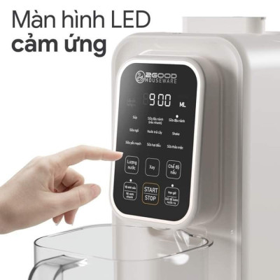 Máy Làm Sữa Hạt 2GOOD SONA I8 Chuyên Dụng Tự Động 100% - Thương Hiệu Malaysia Tự Vệ Sinh Gồm Nhiều Chế Độ Nấu Dung Tích 1.2 Lít Công Suất 1000 W - Hàng Chính Hãng