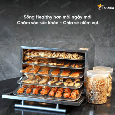 Máy sấy thực phẩm 5 KHAY TAHAWA DBC-05A- Hàng Chính Hãng- Bảo hành 2 năm