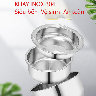 Hộp cơm cắm điện Tiện lợi có lõi hâm nóng thức ăn nhanh cho dân văn phòng, dân phượt KitAcoom, hàng nhập khẩu chính hãng cao cấp 