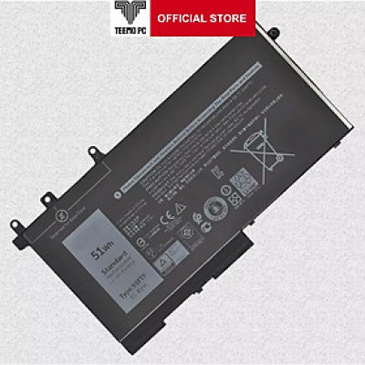 Pin Tương Thích Cho Laptop Dell Latitude E5280 E5480 E5580 E5290 E5490 E5590 51Wh 93Ftf - Hàng Nhập Khẩu New Seal TEEMO PC TEBAT1455