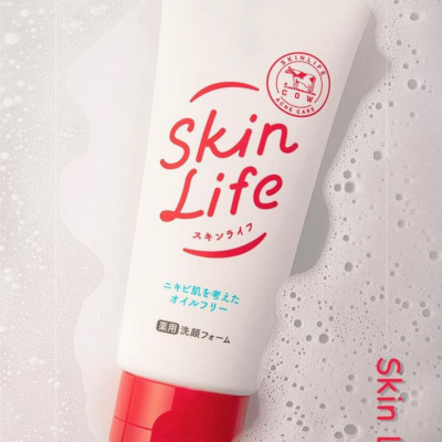 Sữa Rửa Mặt Cow Skinlife Facial Foam Ngừa Mụn Và Dưỡng Trắng Da (130g)