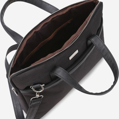 Túi công sở nam nữ đựng laptop 14 inch IDIGO MB2 - 410, túi đựng tài liệu A4 ngăn kéo trước thanh lịch