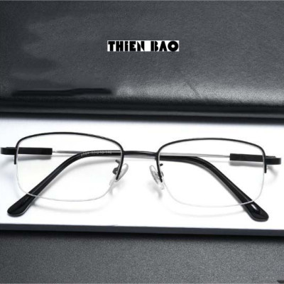 Kính lão thị, viễn thị càng hợp kim titan siêu dẻo xẻ cước KVM367 loại I sáng rõ chuẩn độ, đeo rất êm ái