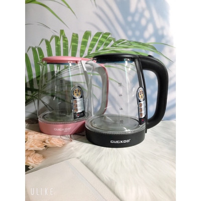 Ấm Siêu Tốc Thủy Tinh Cao Cấp COOKDD  MINIIN 2 Lít Model GD -ST16 - Bình Siêu Tốc Có Đèn Led Tự Ngắt Khi Sôi - Hàng Chính Hãng