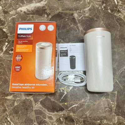 Máy khử mùi, lọc không khí ô tô dạng cốc Thương hiệu Hà Lan cao cấp Philips S3602, Công Suất 2W - Bảo Hành 24 Tháng (Hàng Nhập Khẩu)