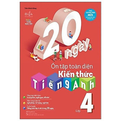 Sách - 20 Ngày Ôn Tập Toàn Diện Kiến Thức Tiếng Anh Lớp 4 - Megabook