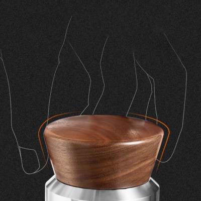 Feepie OCD san phẳng bề mặt cà phê hình chóp núi gỗ Hồ Đào