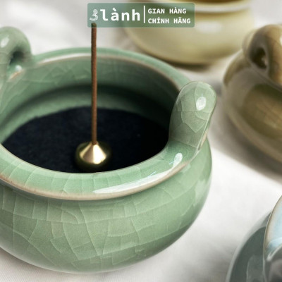 Bát Hương Bát Nhang Trầm Hương Bằng Sứ Cao Cấp Size Vừa Nhiều Màu Sắc Phong Thủy Trang Trí Bàn Thờ Dâng Hương Thờ Cúng Tôn Giáo