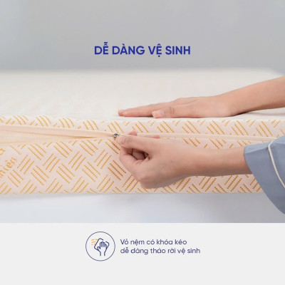 Nệm cao su thiên nhiên Kim Cương Happy Gold - 160x200x15cm