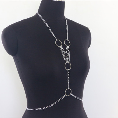 Body chain chuỗi xích titan body kết hợp thắt lưng và vòng cổ cá tính nổi bật