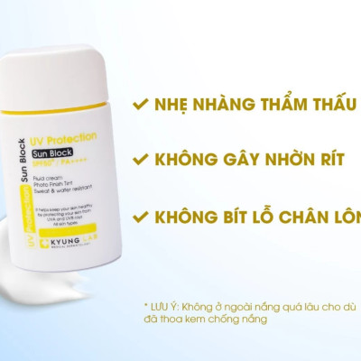 Kem chống nắng 6 màng lọc Kyung Lab UV Protection Sun Block SPF 50+/PA++++ 50ml