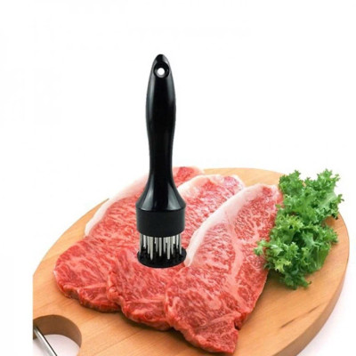 Dụng Cụ Làm Mềm Thịt (20cm x 5cm) - Cây Lăn, Đâm Làm Mềm Thịt Bằng Thép Không Gỉ Búa Lăn Cho Bít Tết GÀ Heo Thịt Bò