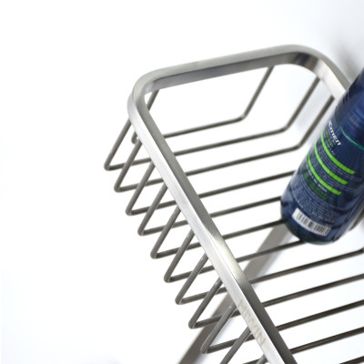 Giỏ để đồ 2 tầng chữ nhật tiện lợi inox 304 cao cấp Hiwin Y-207S kích thước 265*125*340