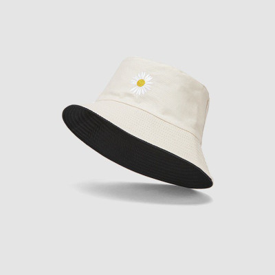 Mũ Vành Nhỏ, Mũ Bucket Hoa Cúc, Mũ Bucket Cụp Phong Cách Swag Siêu Xinh MD07