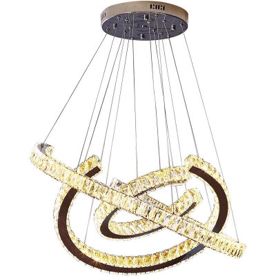 Đèn thả phòng khách phale vòng cung kèm led 3 chế độ ánh sáng