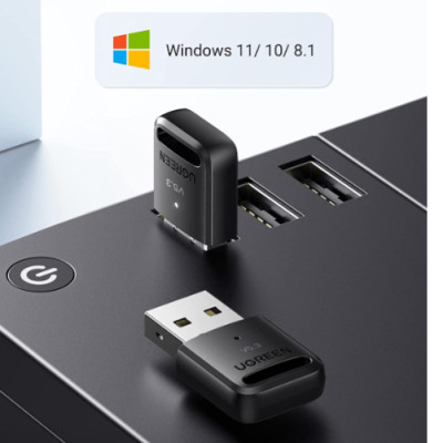 Thiết bị kết nối USB Bluetooth Ugreen 90225 kết nối cùng lúc 7 thiết bị - Hàng chính hãng