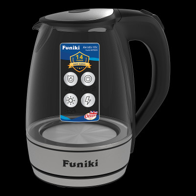 Ấm siêu tốc 1.7 L Funiki HKT5232 - Công suất 2000W - Bảo hành 14 tháng - Hàng chính hãng