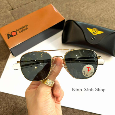 (Hàng cao cấp) Kính râm Cơn Ao Polarized Phân cực công nghệ chống chói lóa Fullbox phụ kiện