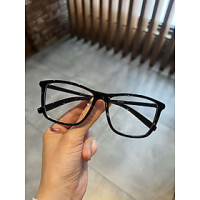 Gọng Kính, Kính Thời Trang Đi Đường Mắt Vuông Chất Liệu Nhựa - Có Thể Thay Mắt Cận