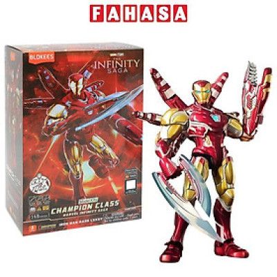 Đồ Chơi Lắp Ráp Mô Hình Marvel Infinity SAGA - CC01 - Iron Man MK85 SE - Blokees 73923 (149 Mảnh Ghép)