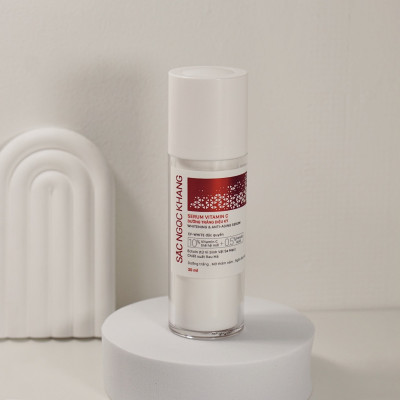 Bộ Combo Dưỡng Da Sắc Ngọc Khang [Serum Dưỡng Trắng Da Vitamin C + Kem Dưỡng Da Ban Ngày/Đêm]