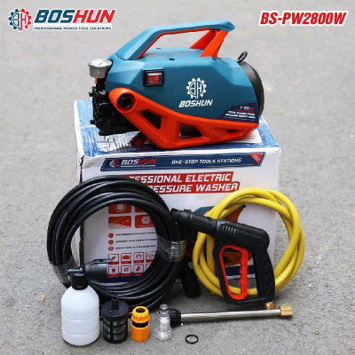 Máy Rửa Xe Gia Đình BOSHUN BS-PW2800W, Công Suất 2800W, Dây Xịt Dài 12M - Bảo Hành Chính hag