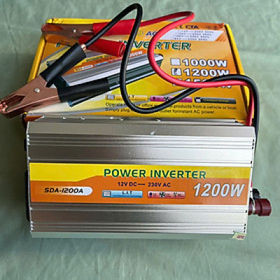 Kích Chuyển Điện 12V Lên 220V 1200W Cao Cấp Phòng Khi Mất Điện – Siêu Bền, Hiệu Quả ĐÈN PHA LED
