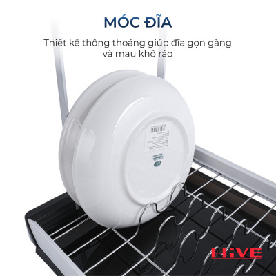 Giá úp chén bát treo tủ bếp trên HiVE 304 Signature