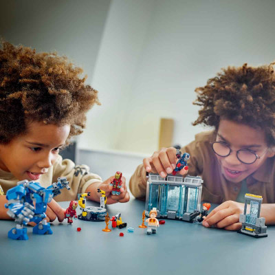 Đồ Chơi Lắp Ráp Bộ Sưu Tập Chiến Giáp Iron Man LEGO SUPERHEROES 76315 (384 chi tiết)