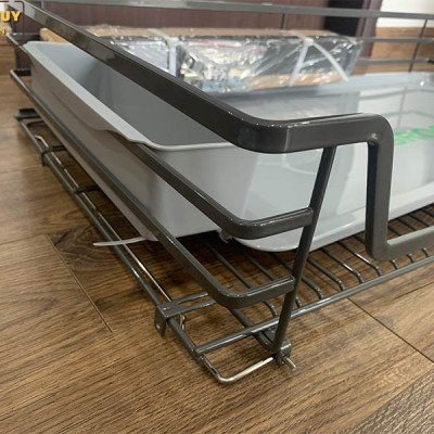 Giá xoong nồi tủ dưới inox sơn Nano bảo hành 10 năm không han gỉ thương hiệu Grob