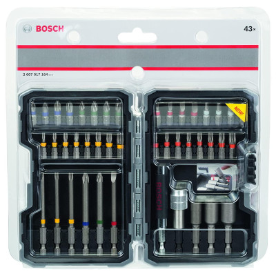 BỘ DỤNG CỤ 43 MÓN (MỚI) BOSCH 2607017164 - HÀNG CHÍNH HÃNG