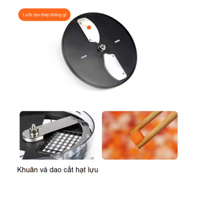 Máy Thái Rau Củ Quả Septree ANS-A5 Thương Hiệu Mỹ Công Suất Lớn 600W, Khay Chứa 7L, Năng Suất Cắt 300kg/giờ, Lát Cắt Mịn, Nhập Khẩu - BẢO HÀNH 1 NĂM, HÀNG NHẬP KHẨU