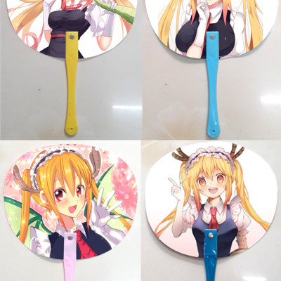 Qụat cầm tay in ảnh 2 mặt khác nhau Maid Dragon 