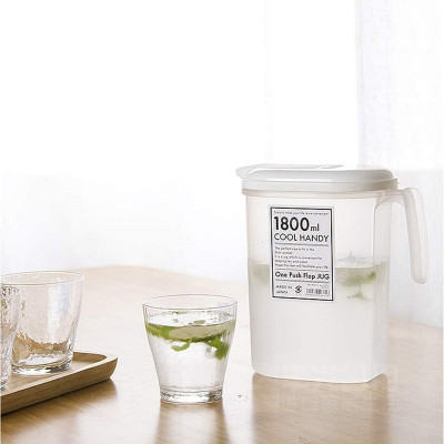 Combo bình nước nắp bật Yamada 1,8L + Cốc uống nước có nắp 360ml - nội địa Nhật Bản