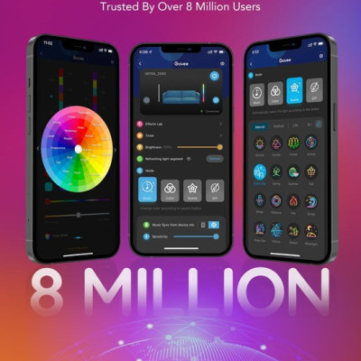 Thanh Đèn LED lắp ghép Govee Glide Lively H610A | Hiệu ứng RGBIC cùng lúc 57 màu, Chế độ cảm biến âm nhạc độc đáo