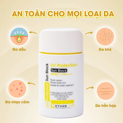 Kem chống nắng 6 màng lọc Kyung Lab UV Protection Sun Block SPF 50+/PA++++ 50ml